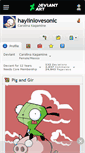Mobile Screenshot of haylinlovesonic.deviantart.com