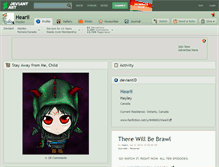 Tablet Screenshot of hearii.deviantart.com