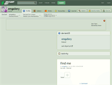 Tablet Screenshot of emgallery.deviantart.com