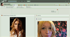 Desktop Screenshot of chloe-luckin.deviantart.com