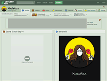 Tablet Screenshot of khelaatra.deviantart.com