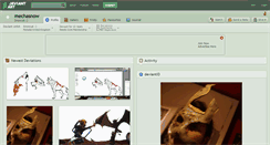 Desktop Screenshot of mechasnow.deviantart.com