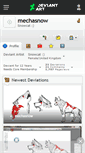 Mobile Screenshot of mechasnow.deviantart.com