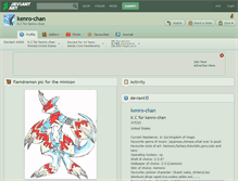 Tablet Screenshot of kenro-chan.deviantart.com