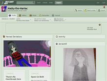 Tablet Screenshot of madsy-the-maniac.deviantart.com