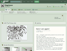 Tablet Screenshot of diegosazon.deviantart.com