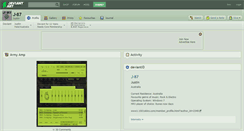 Desktop Screenshot of j-87.deviantart.com