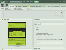 Tablet Screenshot of j-87.deviantart.com