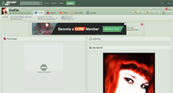 Desktop Screenshot of eveelle.deviantart.com