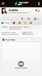 Mobile Screenshot of eveelle.deviantart.com