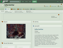 Tablet Screenshot of kefka-darkstar.deviantart.com