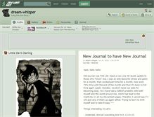 Tablet Screenshot of dream-whizper.deviantart.com