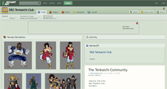 Desktop Screenshot of dbz-tenkaichi-club.deviantart.com