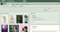 Desktop Screenshot of chiona.deviantart.com