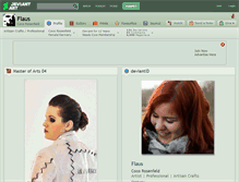 Tablet Screenshot of flaus.deviantart.com