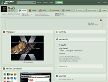 Tablet Screenshot of finalst.deviantart.com