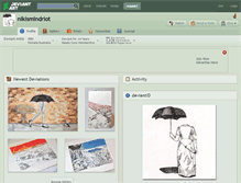 Tablet Screenshot of nikismindriot.deviantart.com