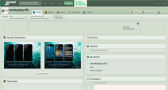 Desktop Screenshot of monkeyboy451.deviantart.com