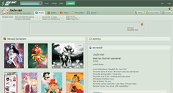 Desktop Screenshot of joule-san.deviantart.com