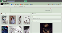 Desktop Screenshot of calebdobson.deviantart.com