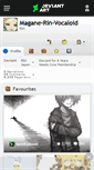 Mobile Screenshot of magane-rin-vocaloid.deviantart.com