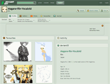 Tablet Screenshot of magane-rin-vocaloid.deviantart.com