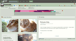 Desktop Screenshot of phoenixmist.deviantart.com