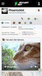 Mobile Screenshot of phoenixmist.deviantart.com