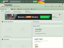 Tablet Screenshot of hellajeffplz.deviantart.com