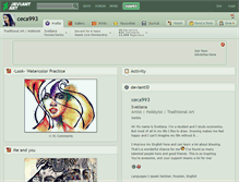 Tablet Screenshot of ceca993.deviantart.com