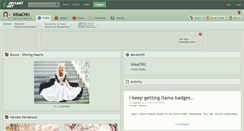 Desktop Screenshot of kiisachu.deviantart.com