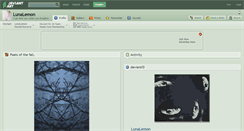 Desktop Screenshot of lunalemon.deviantart.com
