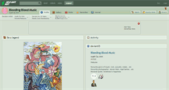 Desktop Screenshot of bleeding-blood-music.deviantart.com