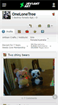 Mobile Screenshot of onelonetree.deviantart.com