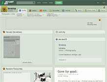 Tablet Screenshot of levema.deviantart.com
