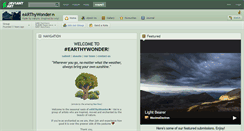 Desktop Screenshot of earthywonder.deviantart.com