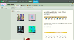 Desktop Screenshot of anago-eels.deviantart.com