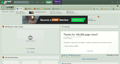Desktop Screenshot of luvbight.deviantart.com