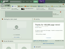Tablet Screenshot of luvbight.deviantart.com