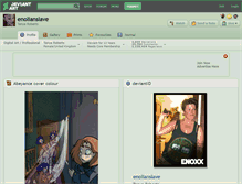 Tablet Screenshot of enolianslave.deviantart.com