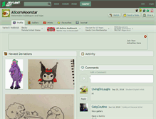 Tablet Screenshot of alicornmoonstar.deviantart.com