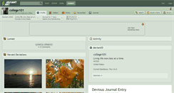 Desktop Screenshot of college101.deviantart.com