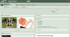 Desktop Screenshot of kariyafans.deviantart.com