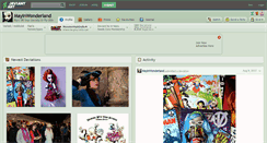 Desktop Screenshot of mayinwonderland.deviantart.com