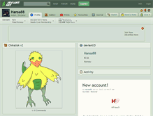 Tablet Screenshot of hansa88.deviantart.com