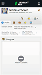Mobile Screenshot of denzel-crocker.deviantart.com