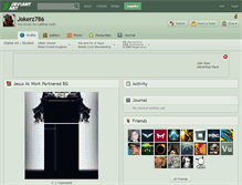 Tablet Screenshot of jokerz786.deviantart.com