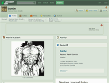 Tablet Screenshot of bumbe.deviantart.com