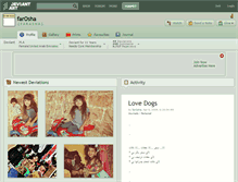 Tablet Screenshot of farosha.deviantart.com