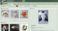 Desktop Screenshot of beadmask.deviantart.com